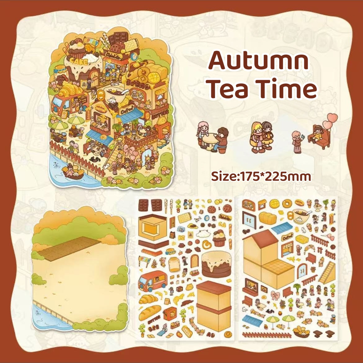 Butter Town--DIY 3D Miniature Sticker Scene