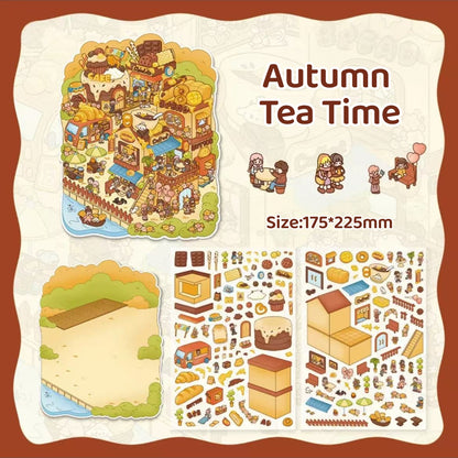 Butter Town--DIY 3D Miniature Sticker Scene