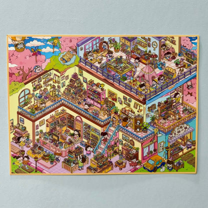 Soft Moments-DIY 3D Miniature Scene Sticker