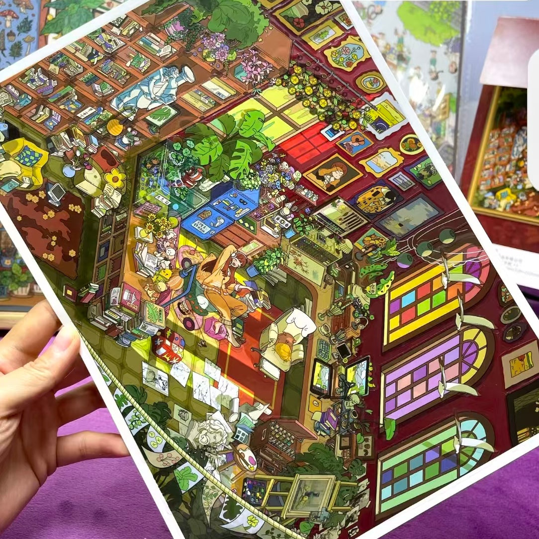 Design Studio-DIY 3D Miniature Scene Sticker