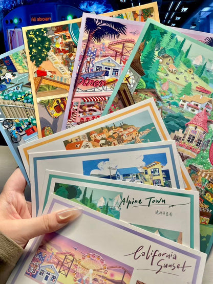 World Travel Series-DIY 3D Miniature Scene Sticker
