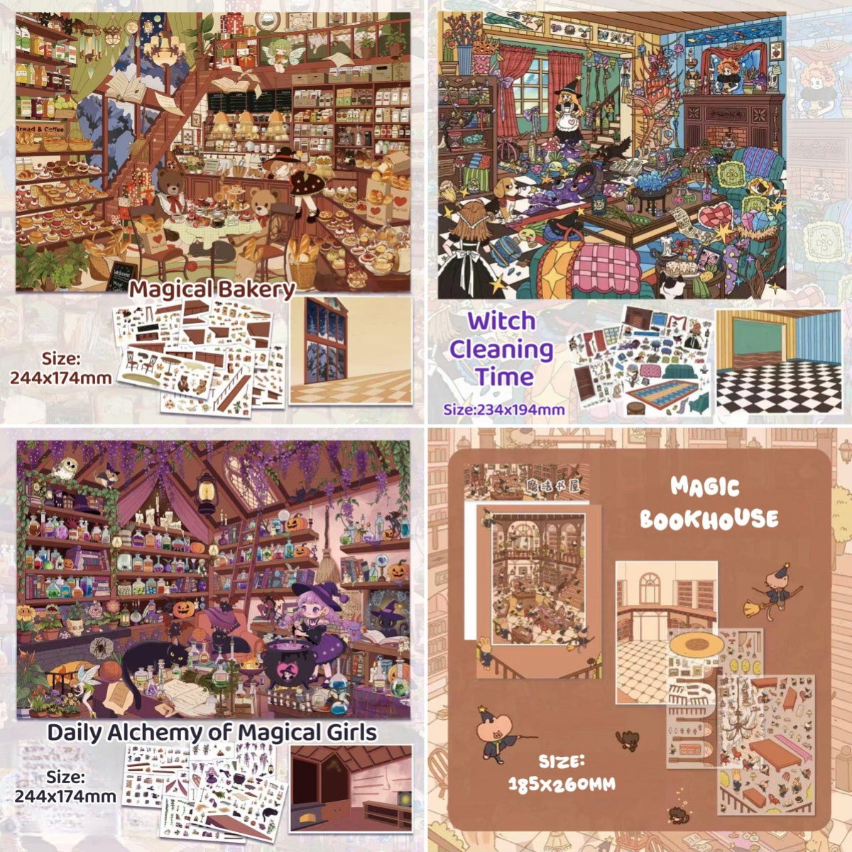Magical Moments-DIY 3D Miniature Sticker Scene
