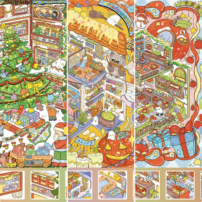 Festive Fables-DIY 3D Miniature Sticker Scene
