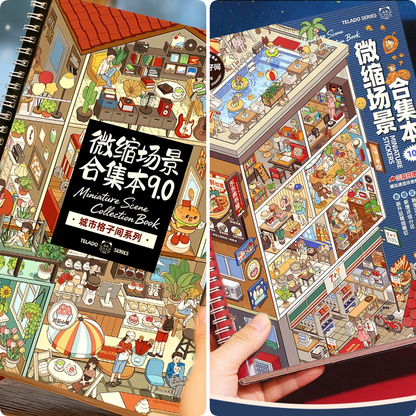 Telado Sticker Book-Urban Cubicles  (7 in 1)
