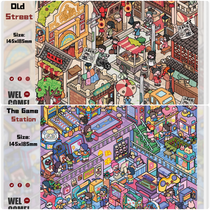 Old Chapter-DIY 3D Miniature Sticker Scene