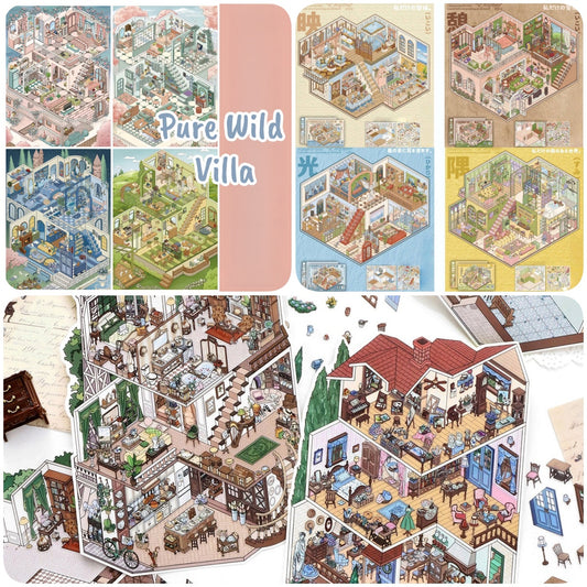 My Dream House-DIY 3D Miniature Sticker Scene