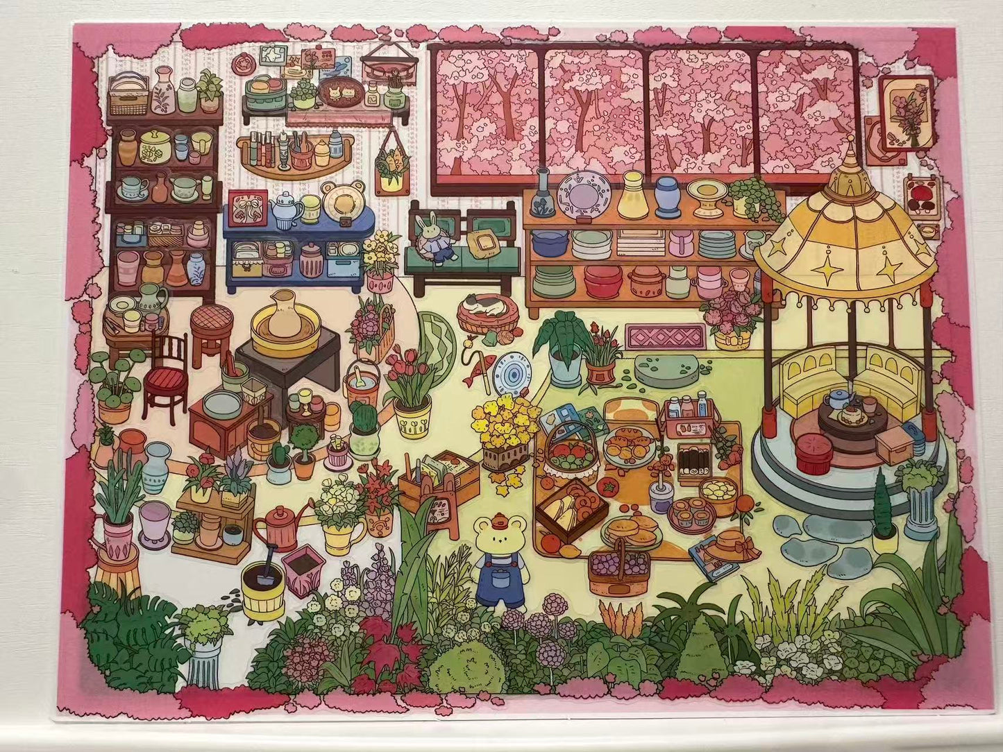 Autumn Baking House-DIY 3D Miniature Scene Sticker