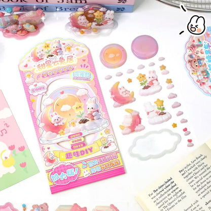 Glow Crystal Nook-3D Stackable Sticker