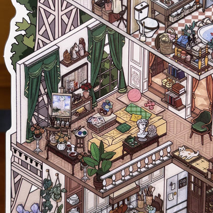 Seasonal Hideaways-DIY 3D Miniature Sticker Scene