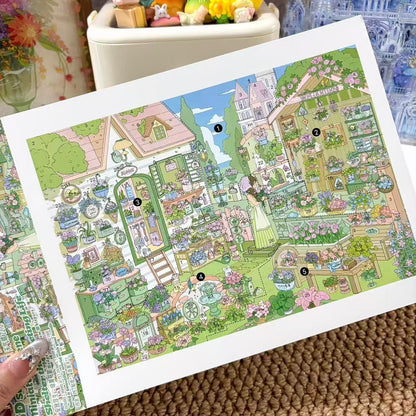 Fleeting World-DIY 3D Miniature Scene Sticker