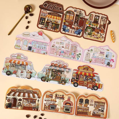 Mini Shop--DIY 3D Miniature Scene Sticker