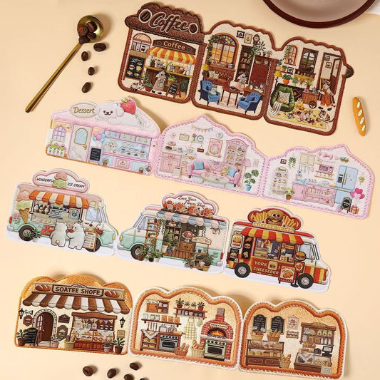 Mini Shop--DIY 3D Miniature Scene Sticker