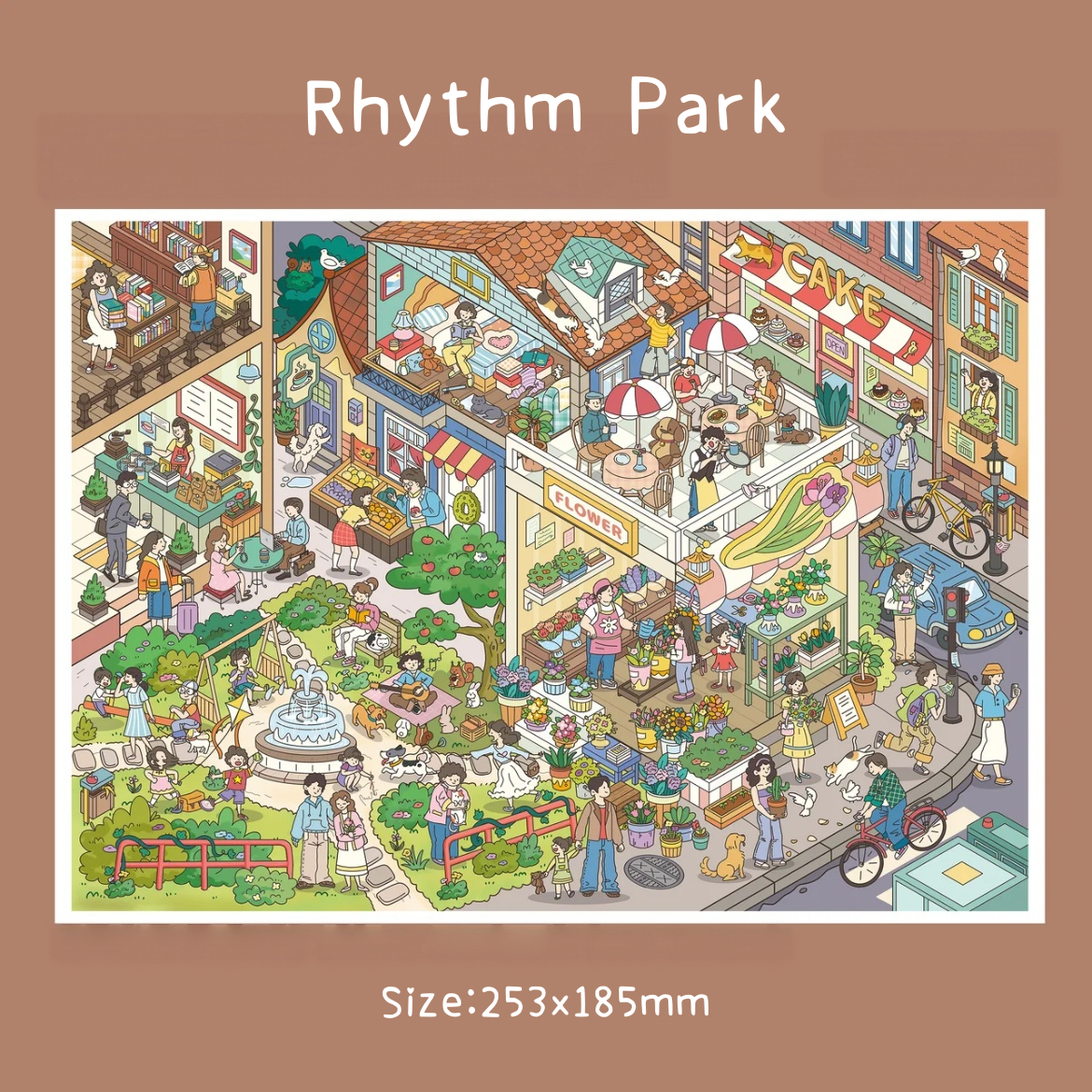 Urban Rhapsody-DIY 3D Miniature Sticker Scene