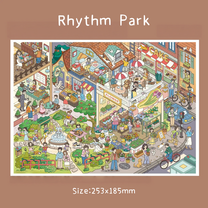 Urban Rhapsody-DIY 3D Miniature Sticker Scene