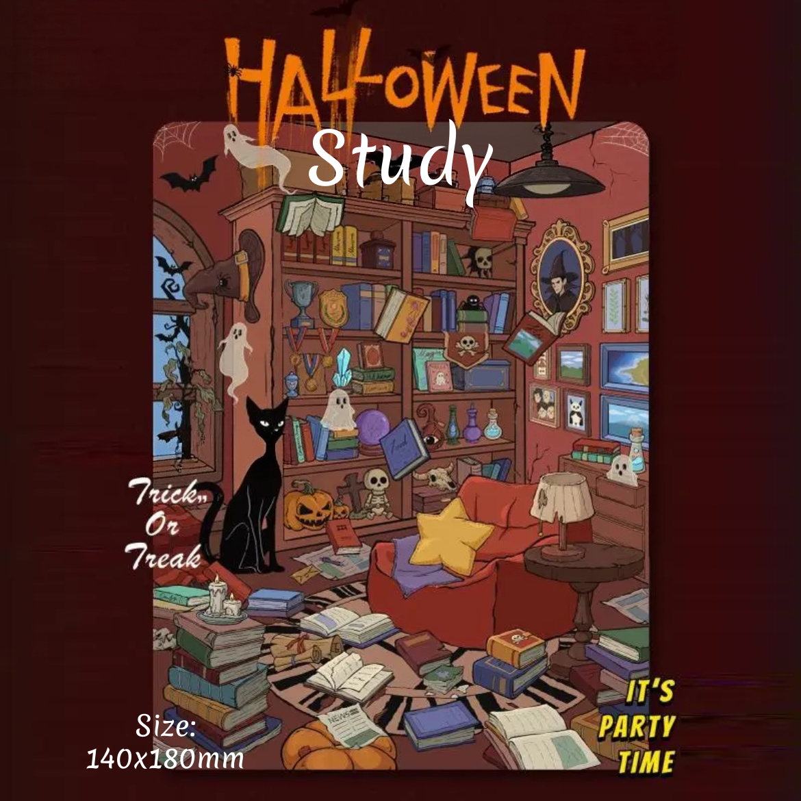 Halloween Sweet Home-DIY 3D Miniature Sticker Scene