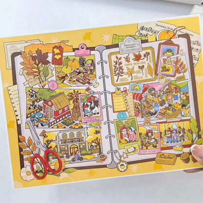 Journal Series--DIY 3D Miniature Sticker Scene