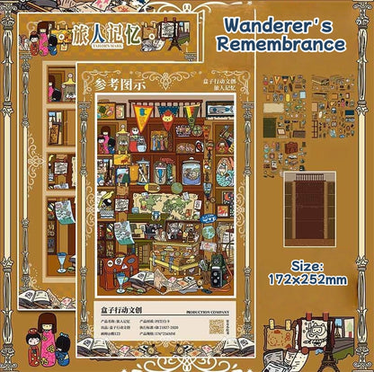 Corner Archives-DIY 3D Miniature Scene Sticker