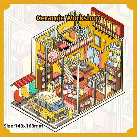 Artisan Wonderland-DIY 3D Miniature Scenes Stickers