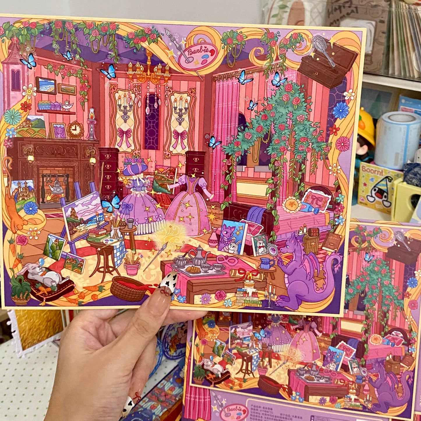 Dark Fairy Tale-DIY 3D Scene Sticker-Miniature Scenes