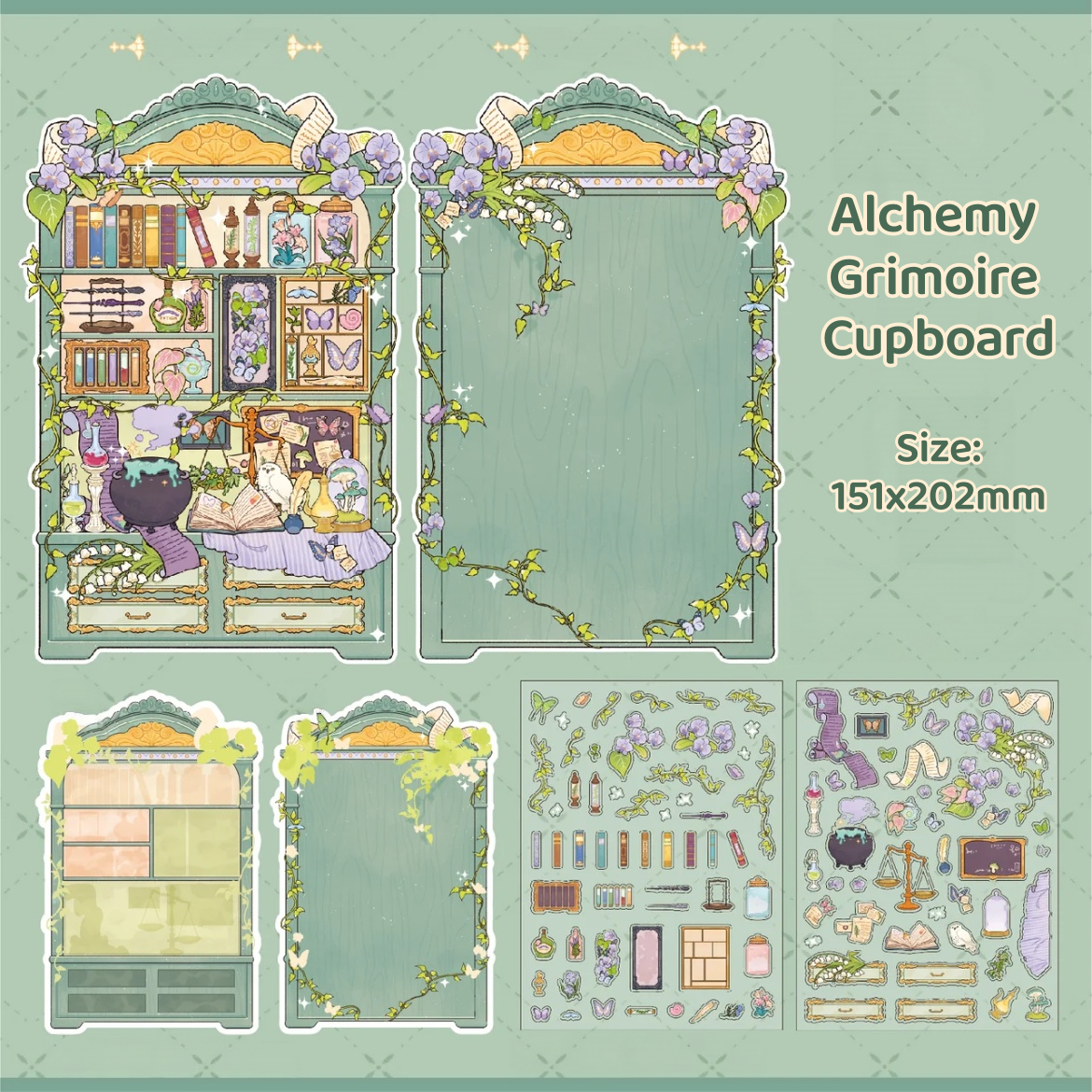 Curio Window Series-DIY 3D Miniature Sticker Scene