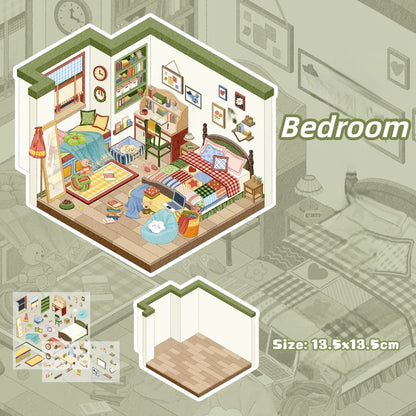 My Apartment-DIY 3D Miniature Scene Sticker
