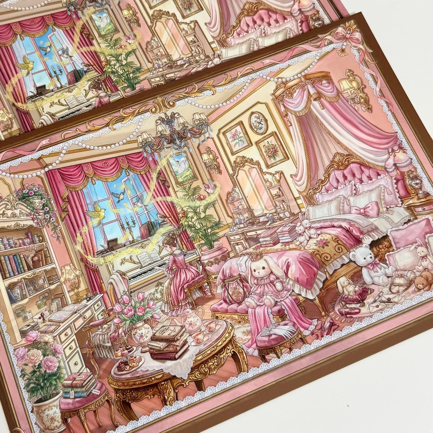 Vintage Regal Aesthetic-DIY 3D Miniature Sticker Scene