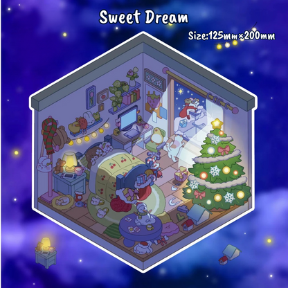 Starry Little Worlds-DIY 3D Miniature Sticker Scene