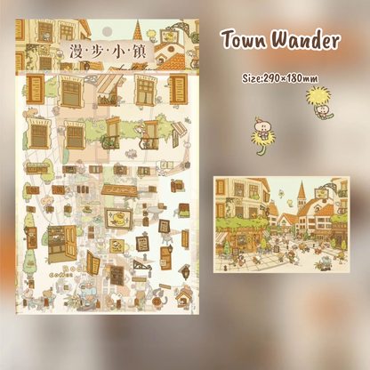 Summer Filter-DIY 3D Miniature Sticker Scene