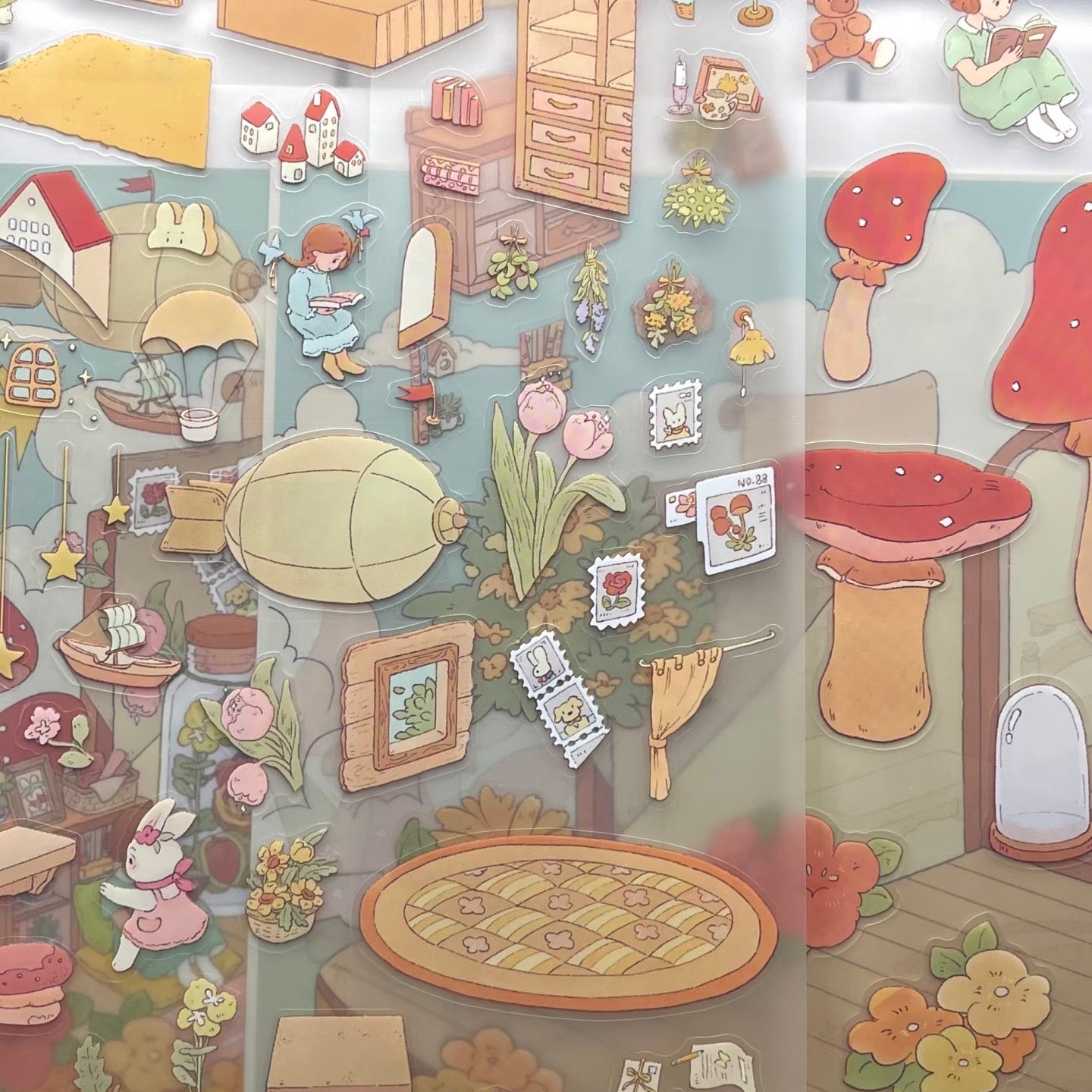Castle Fairy tale--DIY 3D Miniature Scene Sticker