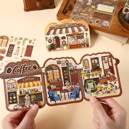 Mini Shop--DIY 3D Miniature Scene Sticker