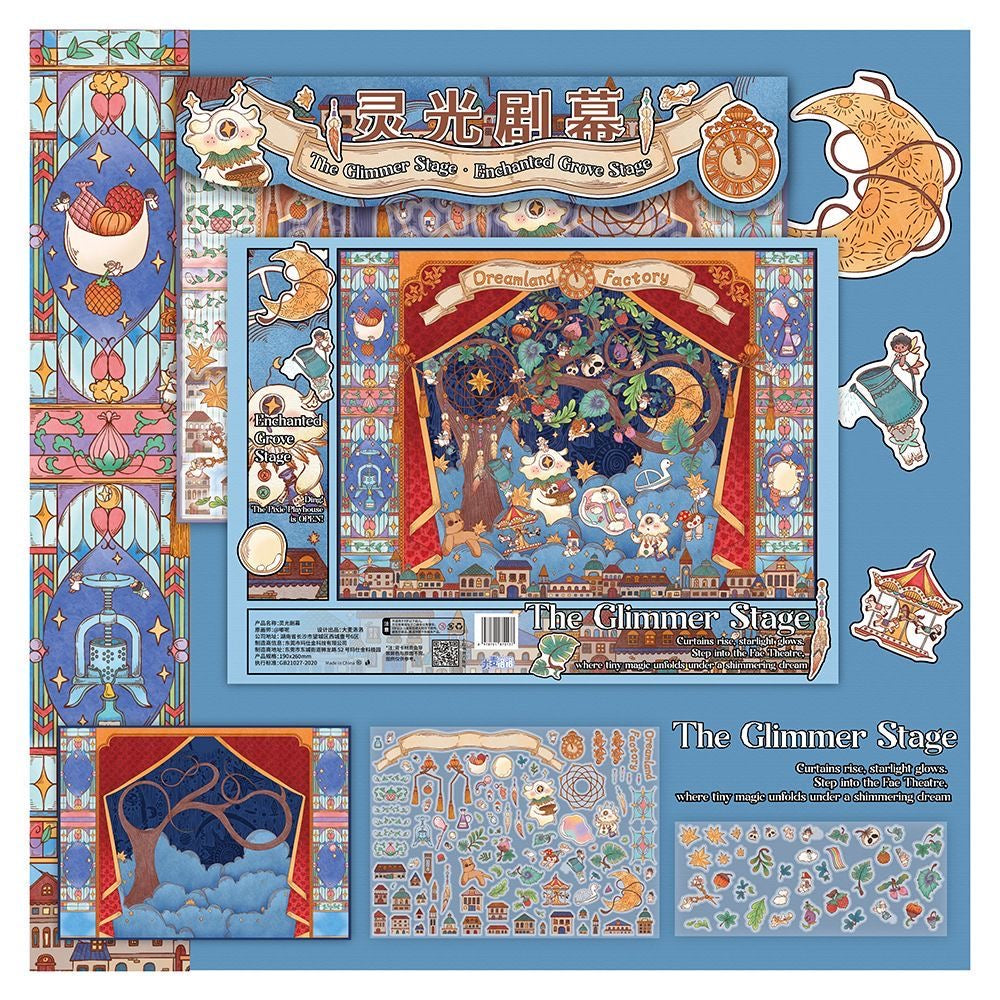 Dark Fairy Tale-DIY 3D Scene Sticker-Miniature Scenes