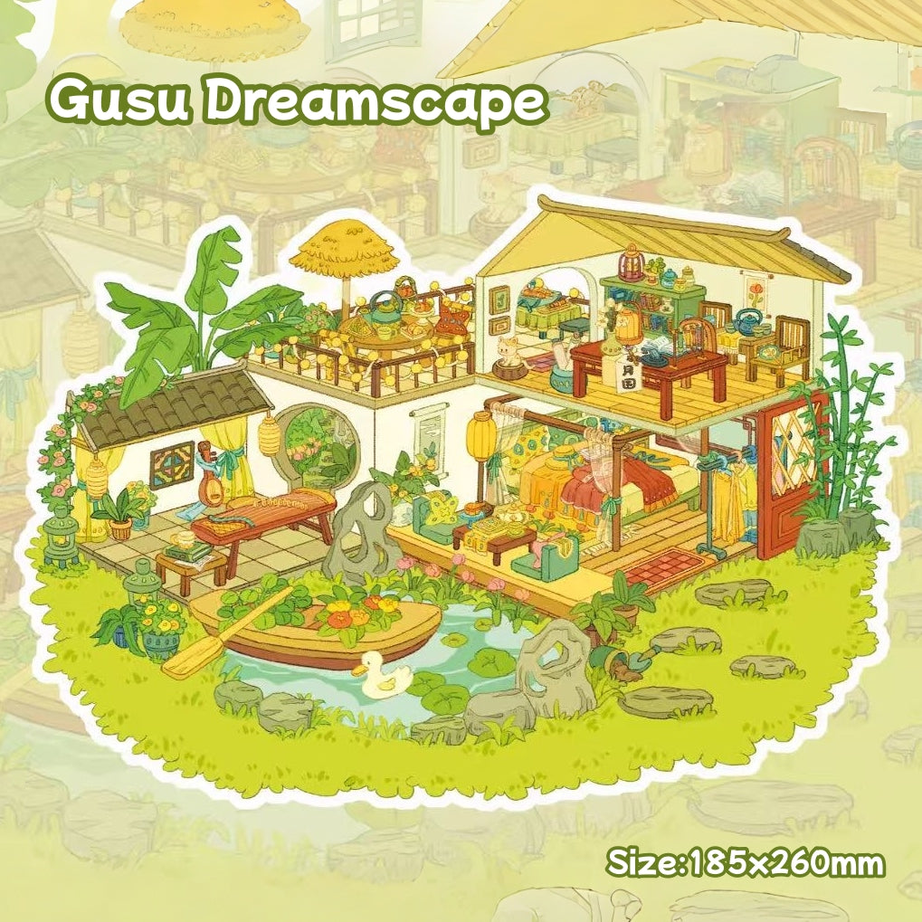 Dream Retreat-DIY 3D Miniature Scene Sticker