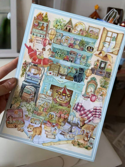 Tender Time-DIY 3D Miniature Scene Sticker