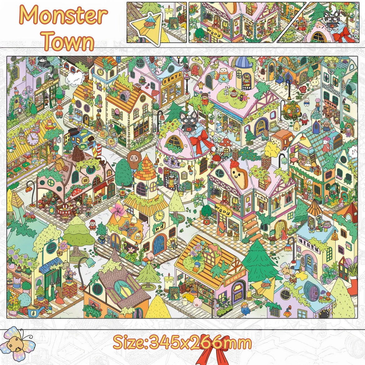 Realm Hamlets-DIY 3D Miniature Sticker Scene