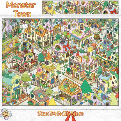 Realm Hamlets-DIY 3D Miniature Sticker Scene