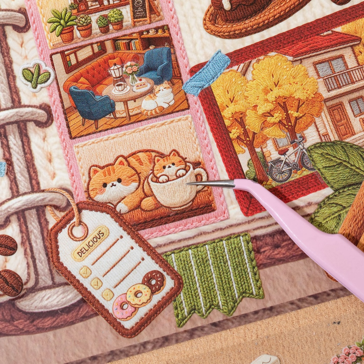 Wonder Wander Vol.4-DIY 3D Miniature Sticker Scene