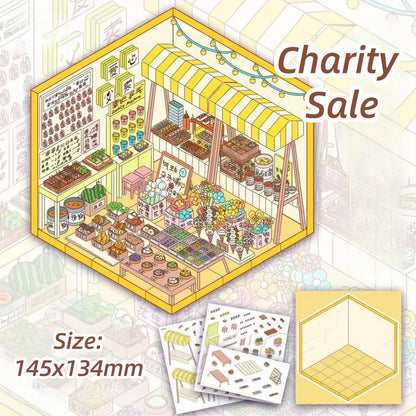 Charity Sale-DIY 3D Miniature Sticker Scene