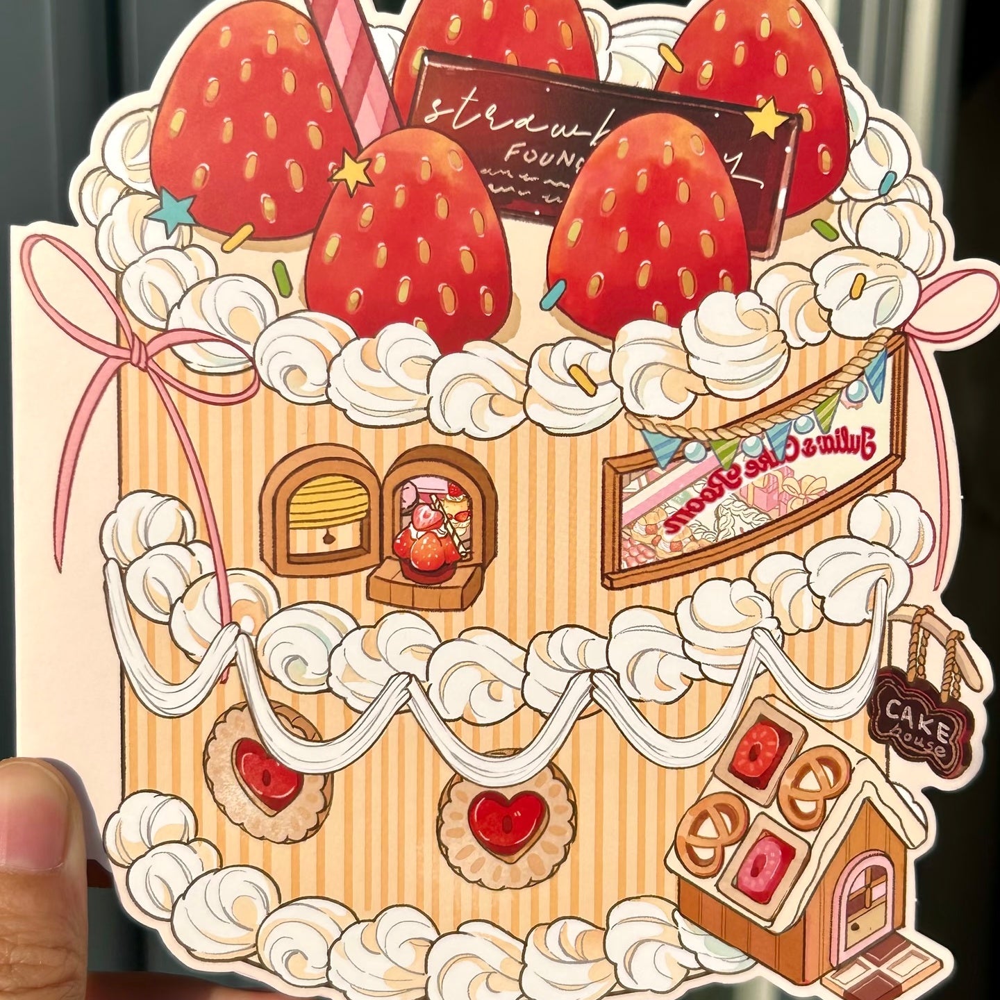 Mini Shop--DIY 3D Miniature Scene Sticker