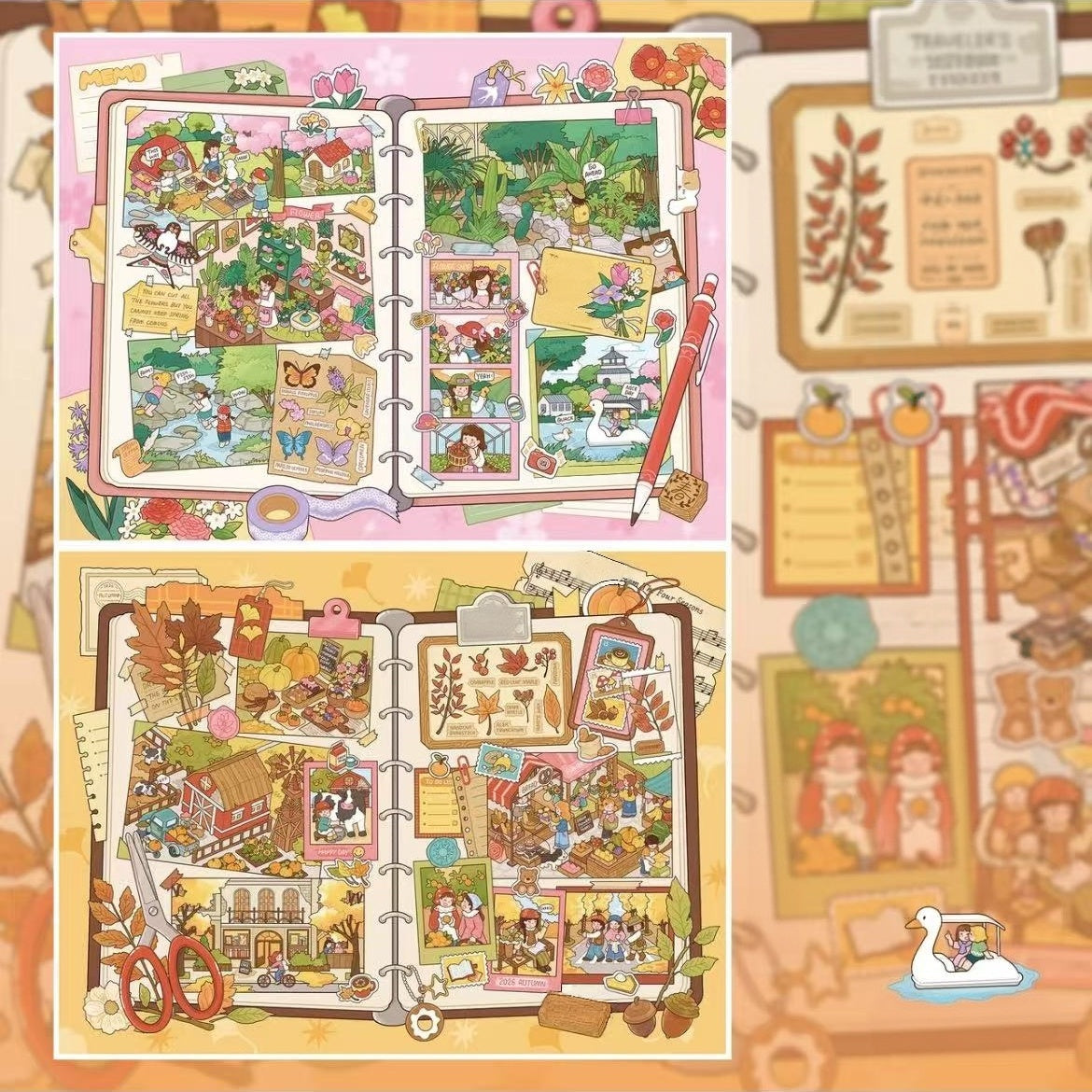 Journal Series--DIY 3D Miniature Sticker Scene
