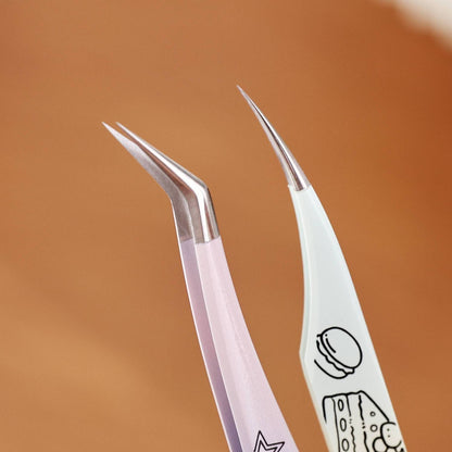 Cute Purple Mint Animal Professional Sticker Tweezers