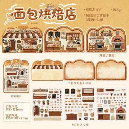 Mini Shop--DIY 3D Miniature Scene Sticker