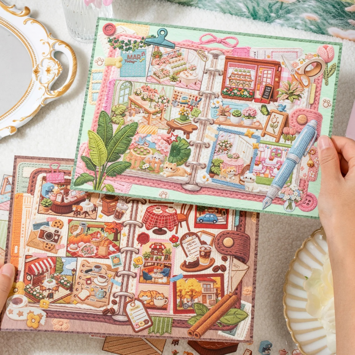 Wonder Wander Vol.4-DIY 3D Miniature Sticker Scene
