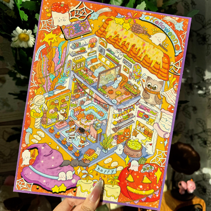 Festive Fables-DIY 3D Miniature Sticker Scene