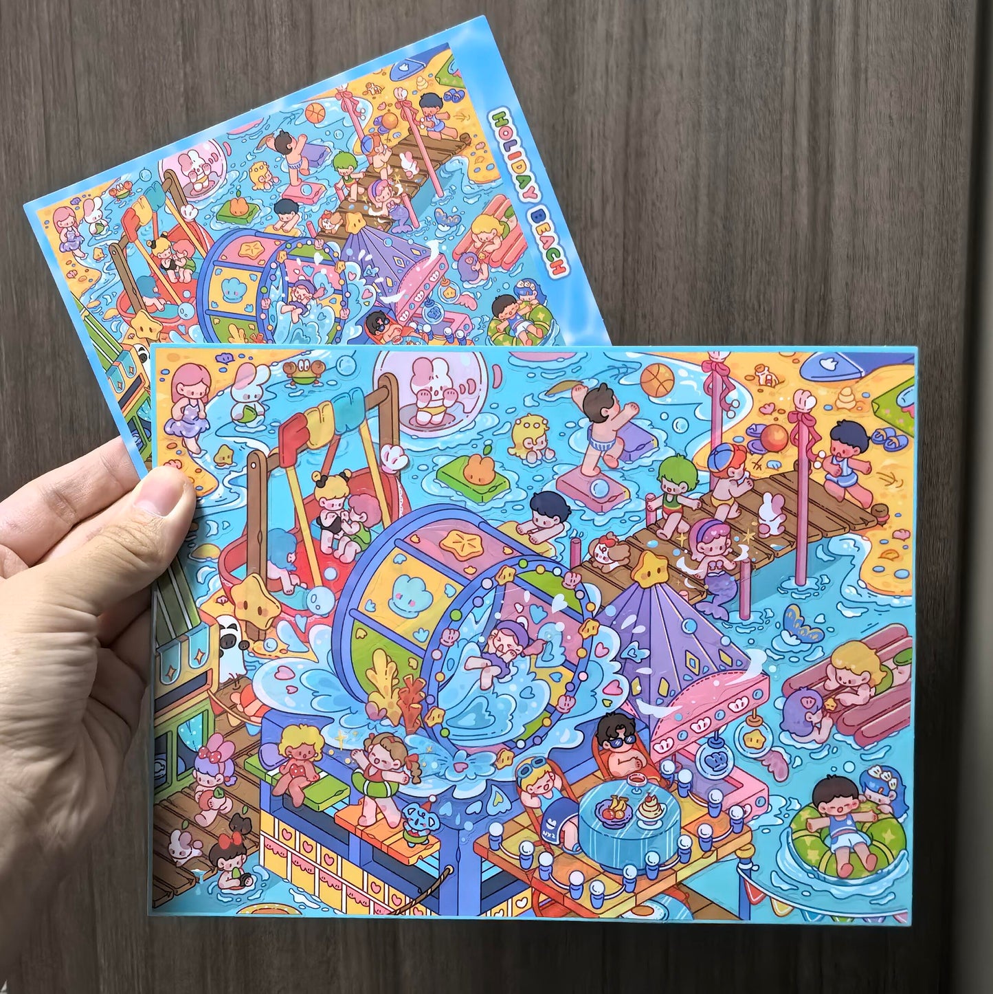 Milky Dreamland-DIY 3D Miniature Scene Sticker