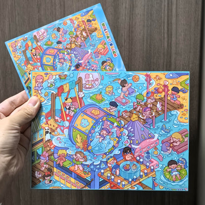 Milky Dreamland-DIY 3D Miniature Scene Sticker