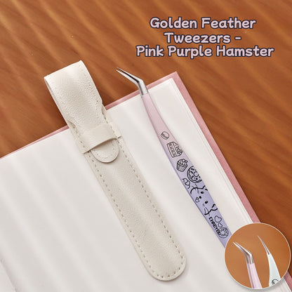 Cute Purple Mint Animal Professional Sticker Tweezers