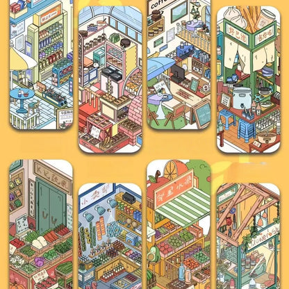 Warm Story-DIY 3D Miniature Scene Sticker