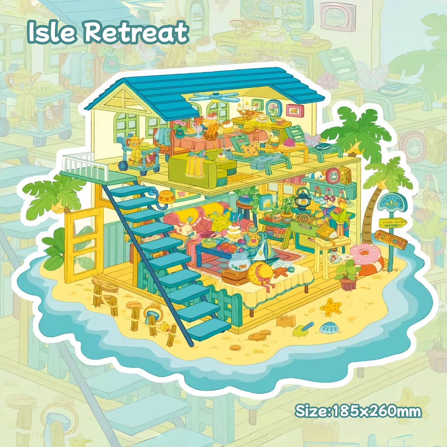 Dream Retreat-DIY 3D Miniature Scene Sticker