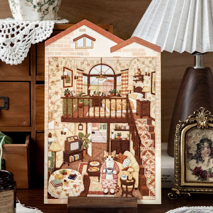 Moments of Cat-DIY 3D Miniature Scene Sticker