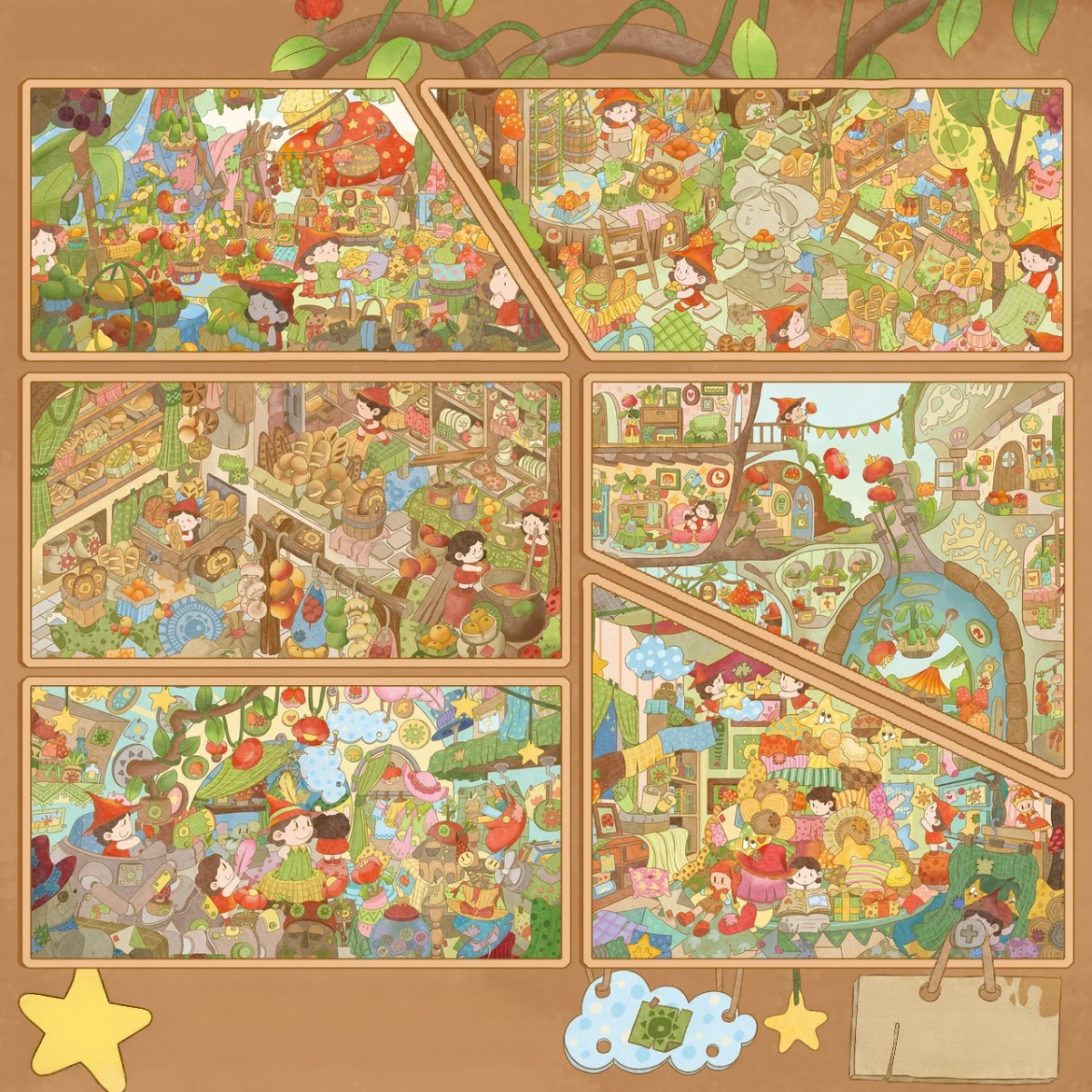Fable Grove-DIY 3D Miniature Sticker Scene